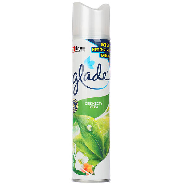 Освежитель воздуха glade аэрозоль, свежесть утра, 250 мл