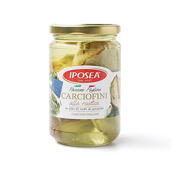 Артишоки Iposea Interi целые в масле 290г