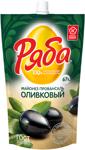 Майонез Ряба Провансаль оливковый 67%, 350 мл