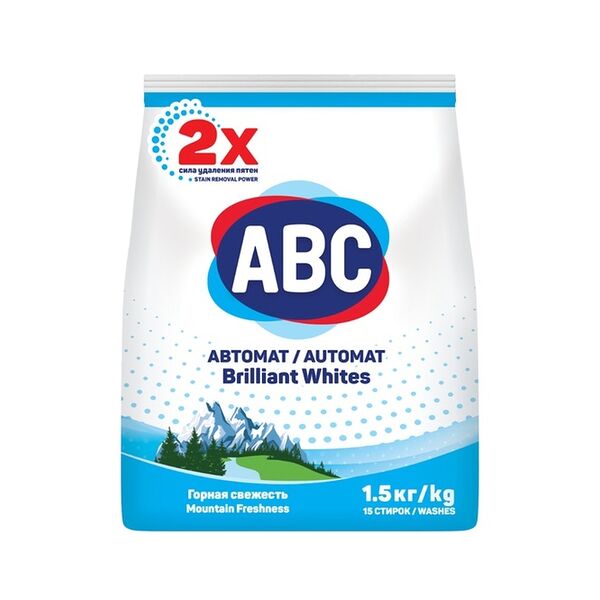 Стиральный порошок ABC Горная свежесть  