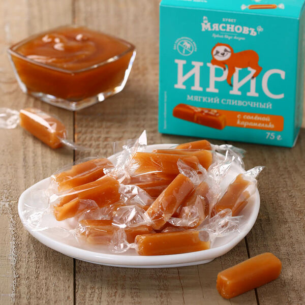 Ирис мягкий сливочный с соленой карамелью МясновЪ Буфет от КуулКлевер 75 г