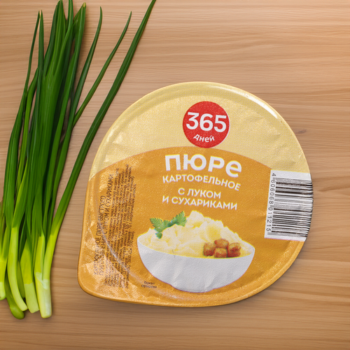 

Пюре картофельное 365 ДНЕЙ с луком и сухариками быстрого приготовления, 40г