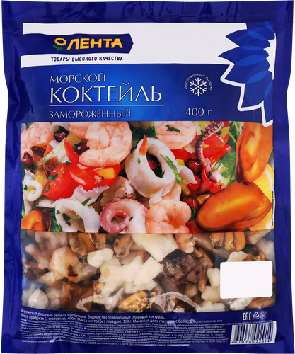 

Морской коктейль замороженный Лента