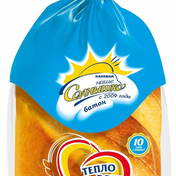 Батон Каравай наше Солнышко, нарезной