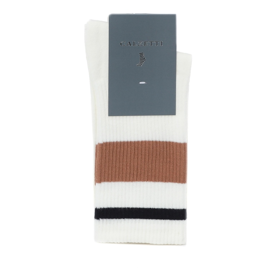 

Носки мужские Calzetti цвет молочно-белый, размер 42-45, хлопок, Россия