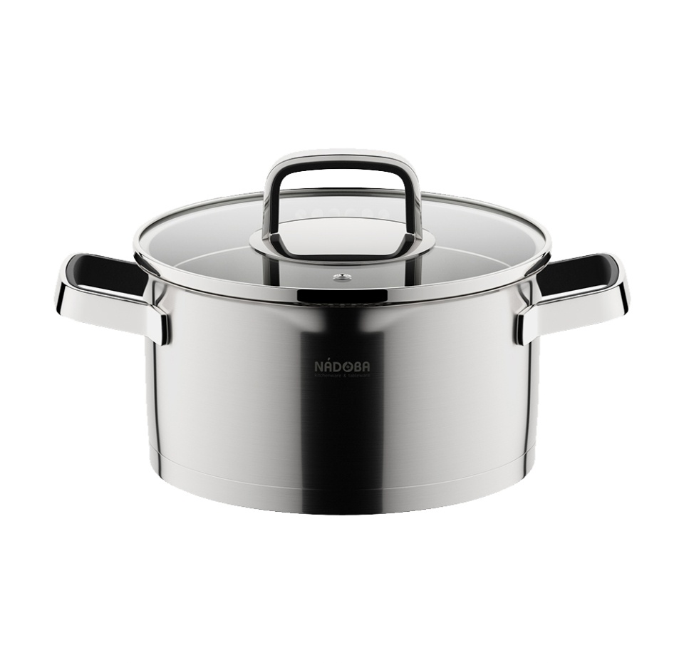 

Кастрюля Nadoba со стеклянной крышкой Dona 20 см 3.3 л