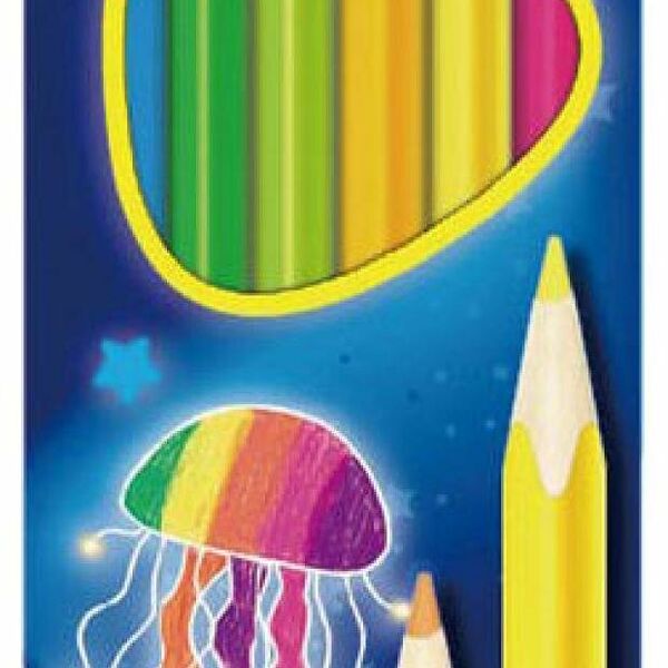 Карандаши цветные Keyroad Neon, 6 цветов