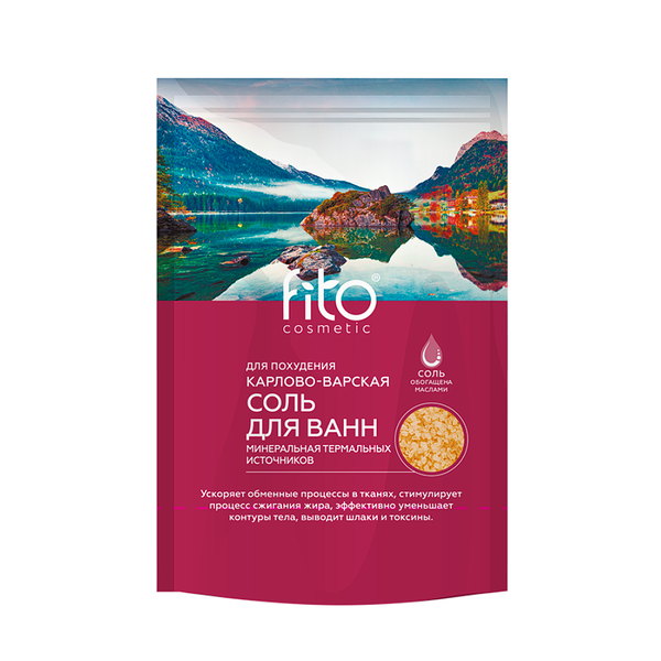 Соль для ванн fito косметик Мировые рецепты красоты Карлово-Варская для Похудения 500 г