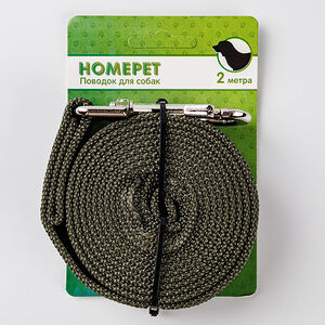 Поводок для собак стропа с карабином Homepet 25 мм, 2 м