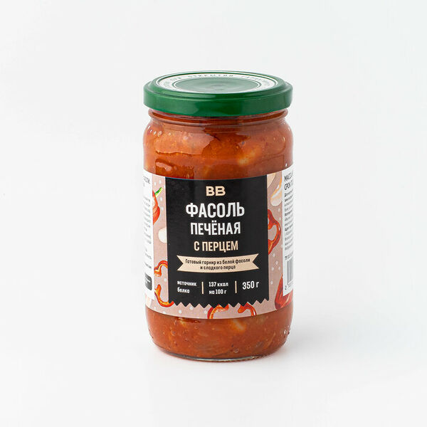 Фасоль печеная с перцем