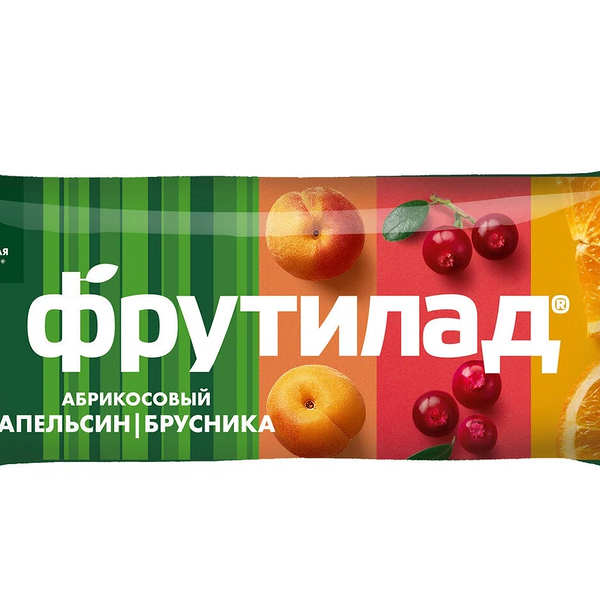 Батончик Фрутилад Фруктовая энергия абрикосовый с апельсином и брусникой 30 г