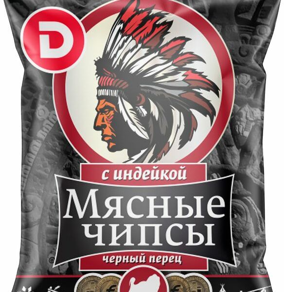 Чипсы Дымов из мяса птицы с индейкой сыровяленые