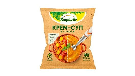Смесь овощная Bonduelle Крем-Суп с тыквой замороженная, 350г