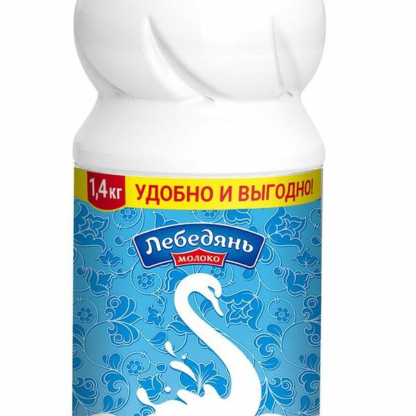 Молоко Лебедяньмолоко пастеризованное 2.5% 1.4кг