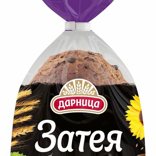 Хлеб Аладушкин Затея заварной в нарезке, с изюмом