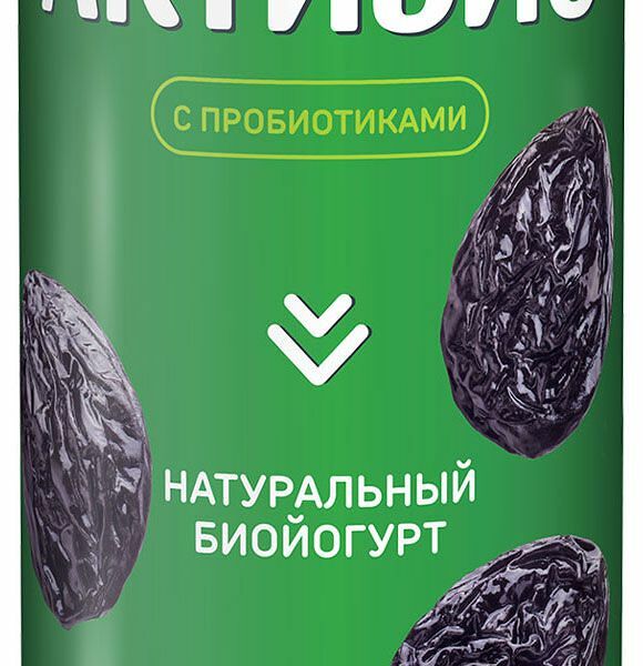 Йогурт питьевой АктиБио Комфортное пищеварение с черносливом 1,5% БЗМЖ 260 г