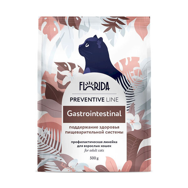 Сухой корм для кошек Florida Preventive Line Gastrointestinal, 500 г