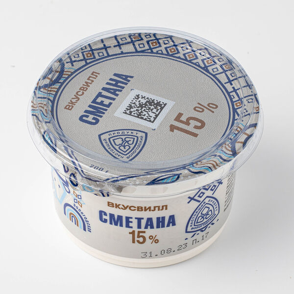 Сметана 15% Вологодская