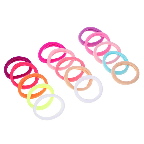 Юниlook резинки для волос 5шт, d5см, полиэстер, 3 микса цветов, acs-53