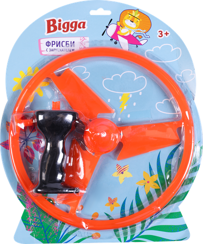 

Набор игровой BIGGA Фрисби с запускателем, 26см, Арт. 809