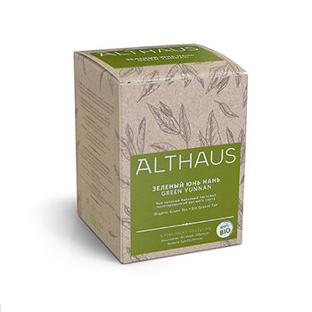 Чай зеленый Althaus Green Yunnan пакетированный 15х2г
