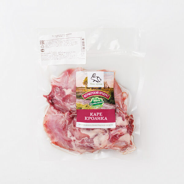 Каре кролика Приоритет замороженное 400 г