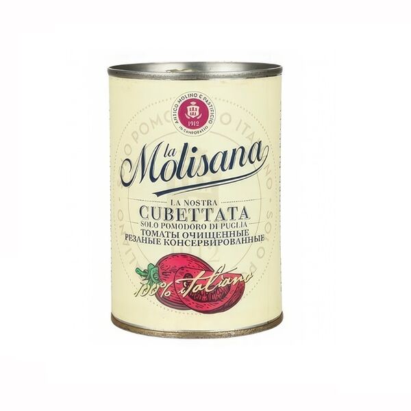 Томаты La Molisana Cubettata очищенные резаные