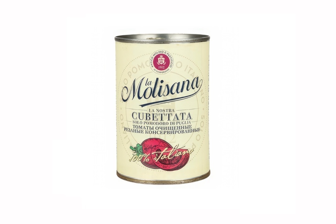 

Томаты La Molisana Cubettata очищенные резаные 400 г