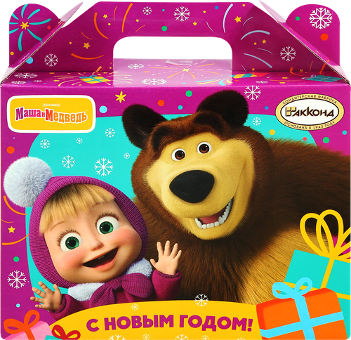 

Новогодний подарок Акконд №33 Звездный мишка, 850 г