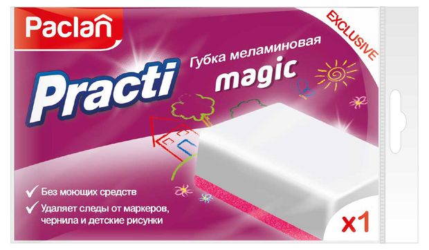 

Губка Paclan Practi меламиновая 1 шт