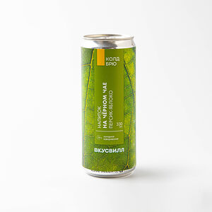 Напиток "Колд брю" на черном чае персик-яблоко, 330 мл