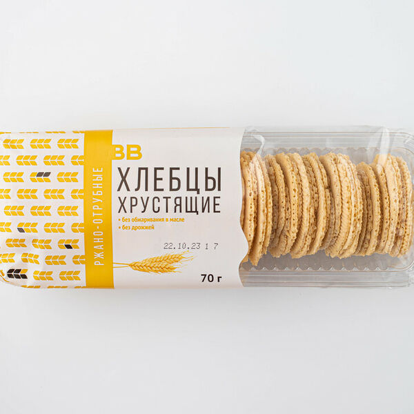Хлебцы ржано-отрубные ВкусВилл