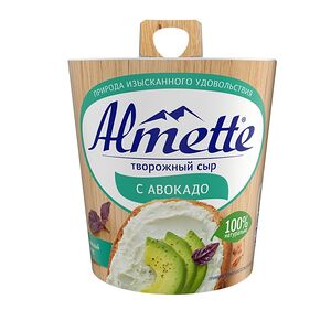 Сыр Almette творожный с авокадо 150г