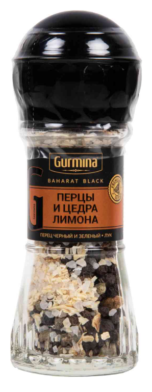 

Приправа Gurmina Перцы и цедра лимона, 47г