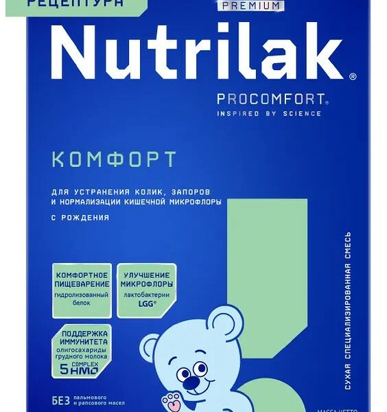 Смесь сухая молочная Nutrilak Premium Комфорт 600г ДП