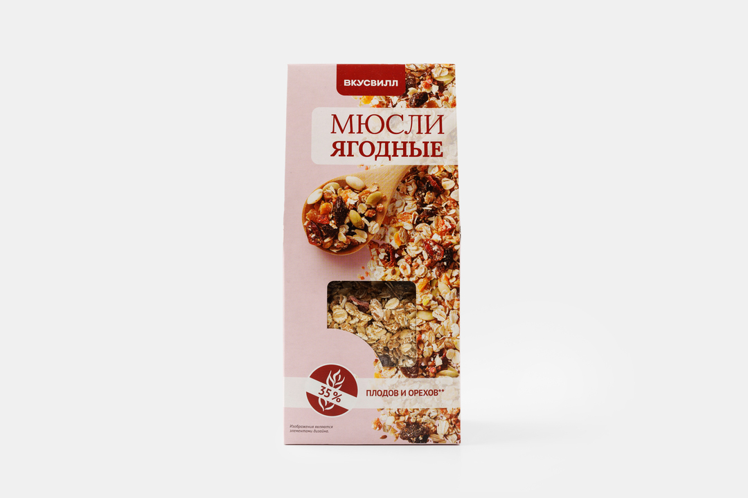 

Мюсли ВкусВилл Ягодные, 300г