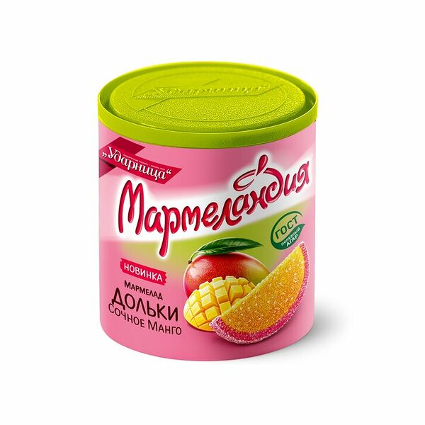 Мармелад Мармеландия дольки Сочное Манго, 250г