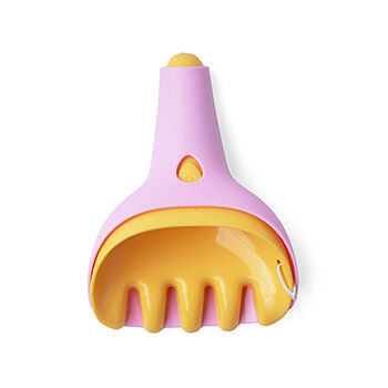 Игровой набор Quut raki лопатка и грабельки цвет сладкий розовый и жёлтый камень