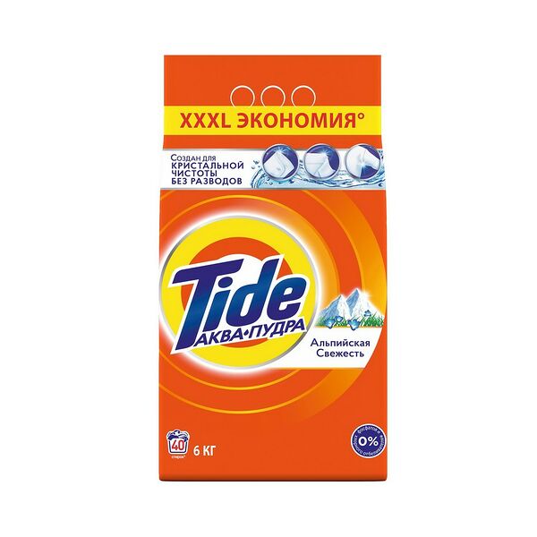 Синтет. моющее ср-во automat Tide Alpine Fresh 6,0 кг Absolute