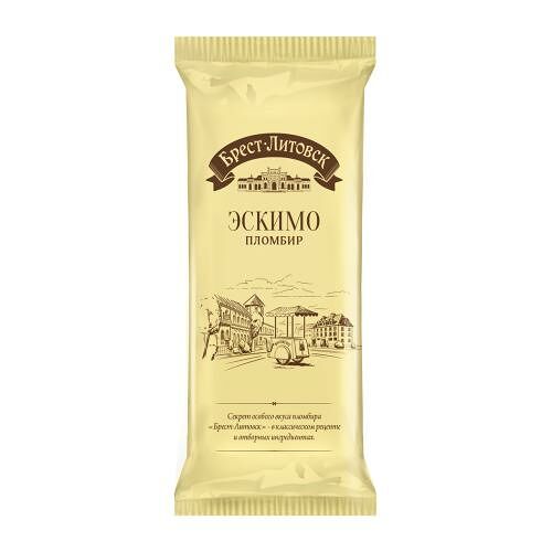 Мороженое Брест-Литовск эскимо пломбир 70 г