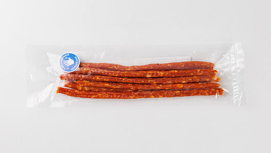 Колбаски из мяса птицы Барбекю сырокопченые 75г