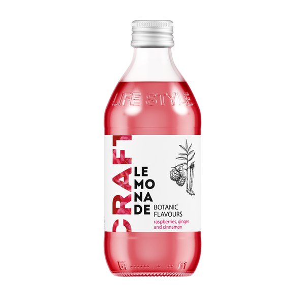 Напиток Star Bar малина-имбирь, 0.33 л