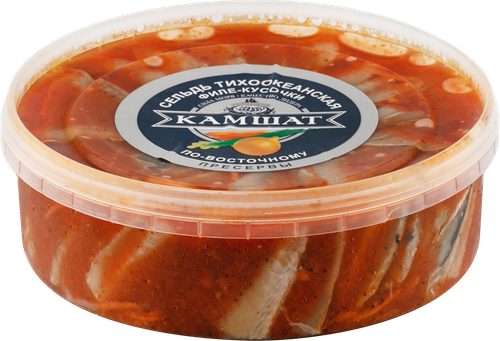 

Сельдь Камшат филе-кусочки по-восточному 490 г