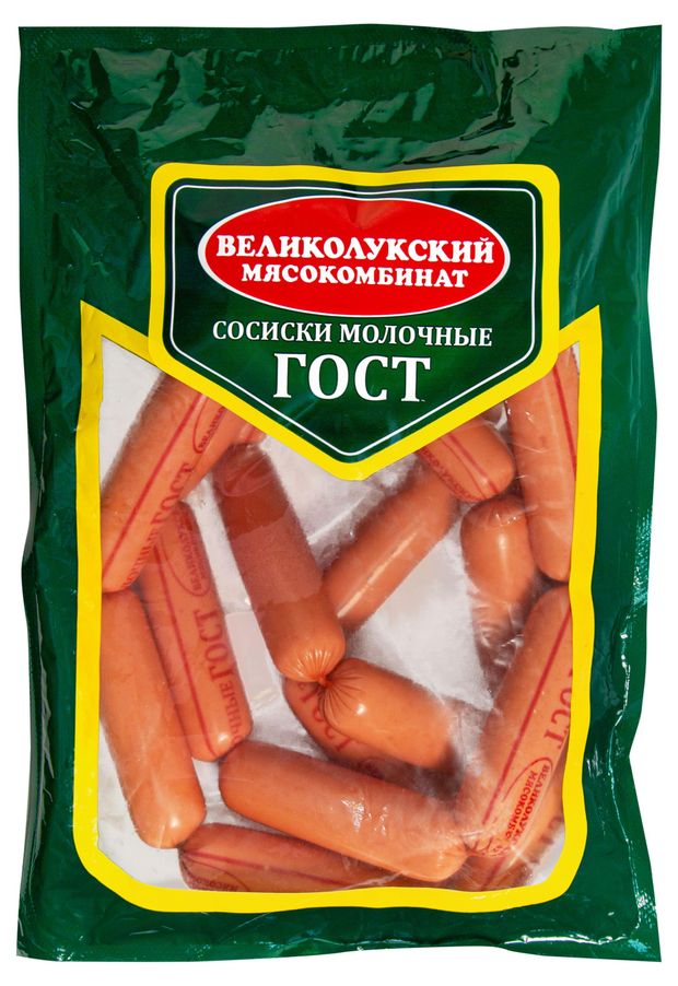 

Сосиски Великолукский МК Молочные 650г