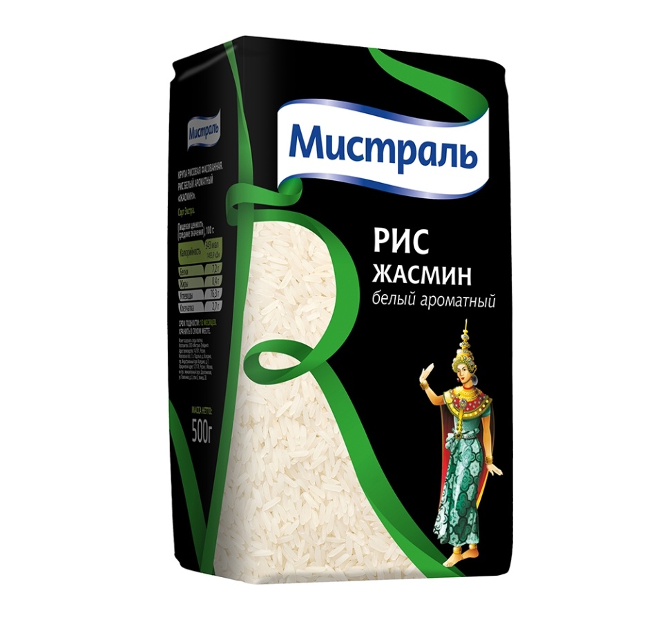 

Крупа Мистраль Рис Жасмин 500 г