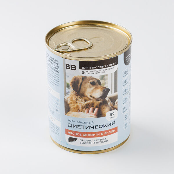 Clan Clan Vet Hepatic диетические консервы для собак Профилактика болезней печени 340 г