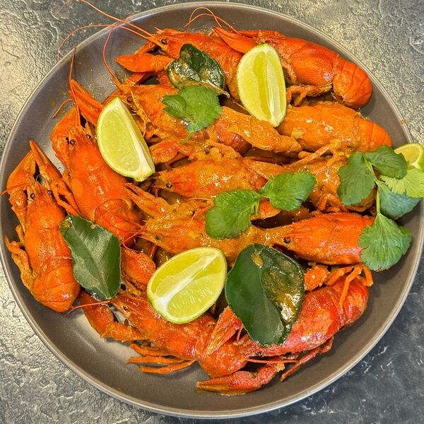 Рак крупный вареный