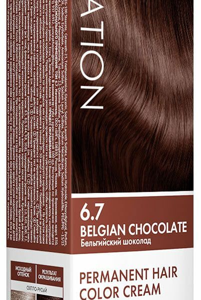 Крем-краска стойкая для волос Concept Fusion 6.7 Fusion Бельгийский шоколад Belgian Chocolate