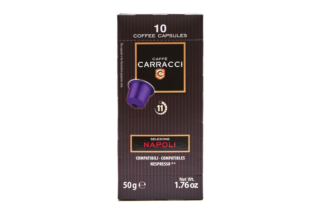 

Кофе в капсулах Carracci Nespresso Неаполь 10 шт, 50 г