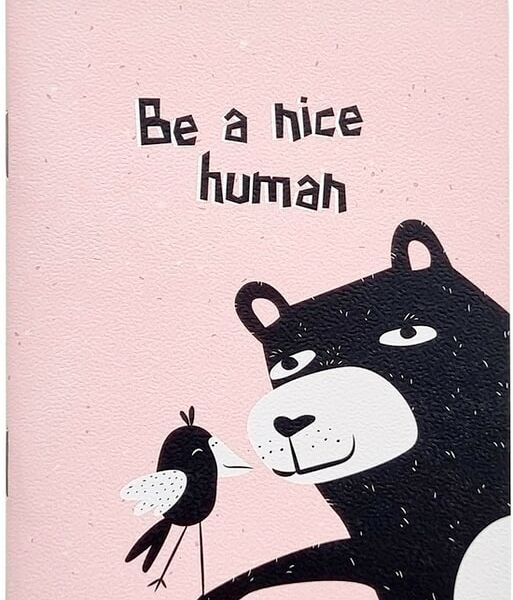 Блокнот Be Smart Silly Медведь 105*140мм мягкий переплет клетка 32л